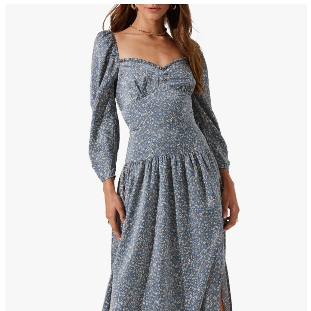 ASTR The Label Puff Sleeve Dress